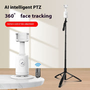 360° Auto Face Tracking Gimbal Phone Holder – AI Stabilizer