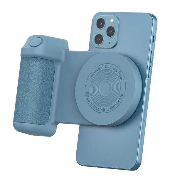 3-in-1 Magnetic Phone Grip – Camera Handle, Kickstand & Bracket