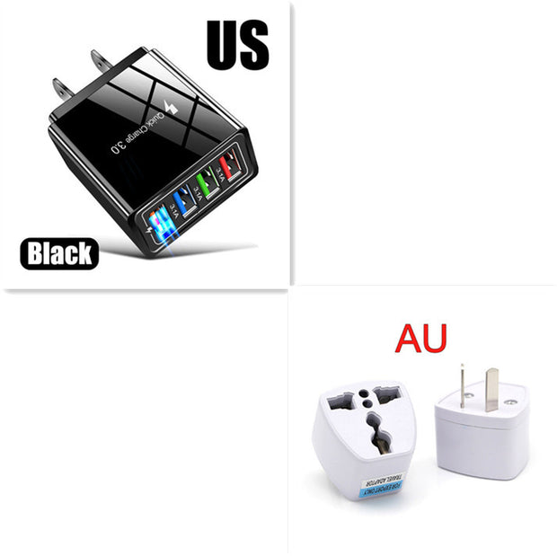 4USB5V3A Charger Mobile Phone Multi-port Charger