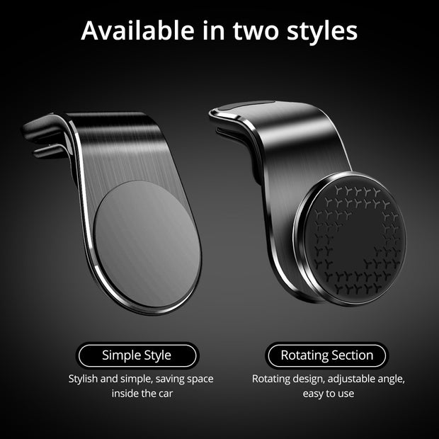 Magnetic Car Phone Holder – 360° Air Vent Mount for Smartphones