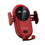 Auto-Clamp Wireless Car Charger – Infrared Sensor Phone Holder (10W)