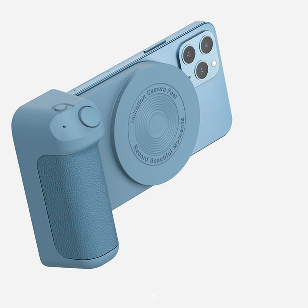 3-in-1 Magnetic Phone Grip – Camera Handle, Kickstand & Bracket