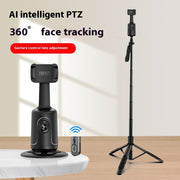 360° Auto Face Tracking Gimbal Phone Holder – AI Stabilizer