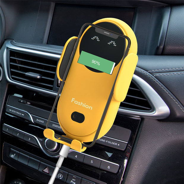 Auto-Clamp Wireless Car Charger – Infrared Sensor Phone Holder (10W)