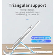 Adjustable Tablet & Laptop Stand – Foldable Ergonomic Holder