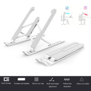Adjustable Tablet & Laptop Stand – Foldable Ergonomic Holder