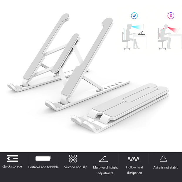 Adjustable Tablet & Laptop Stand – Foldable Ergonomic Holder
