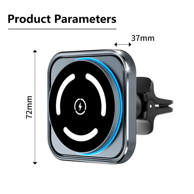 Sleek Magnetic Car Wireless Charger – Private Model Holder