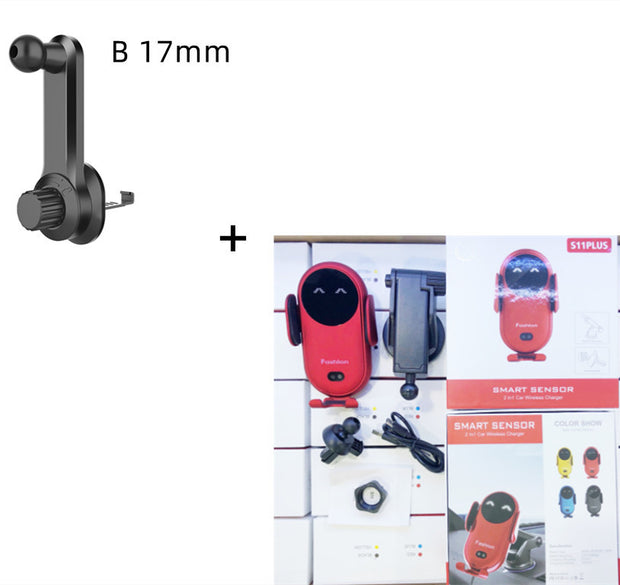 Auto-Clamp Wireless Car Charger – Infrared Sensor Phone Holder (10W)
