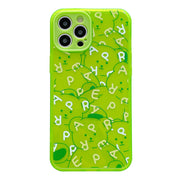 Summer Alphabet Fluorescent Back Phone Case