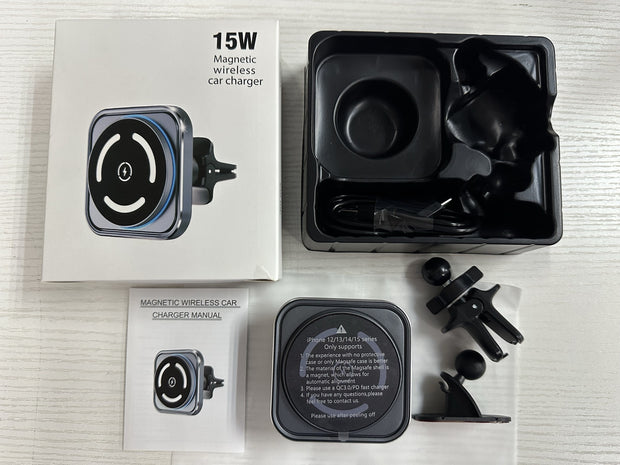 Sleek Magnetic Car Wireless Charger – Private Model Holder
