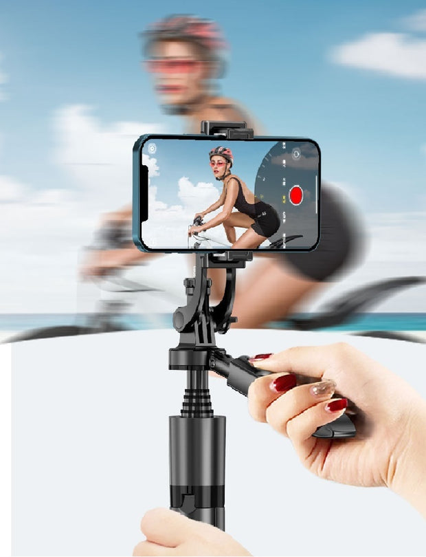 360° Auto Face Tracking Gimbal Phone Holder – AI Stabilizer