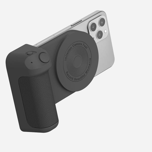 3-in-1 Magnetic Phone Grip – Camera Handle, Kickstand & Bracket