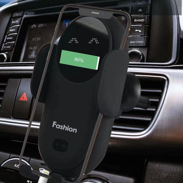 Auto-Clamp Wireless Car Charger – Infrared Sensor Phone Holder (10W)