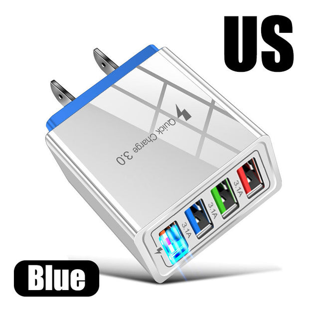 4USB5V3A Charger Mobile Phone Multi-port Charger