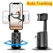 360° Auto Face Tracking Gimbal Phone Holder – AI Stabilizer